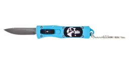 Master Cutlery OTF Key Chain (Blue Carbon Fiber) - SE-1338BL - Master Cutlery