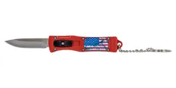 Master Cutlery OTF Key Chain (Red Carbon Fiber) - SE-1338RD - Master Cutlery
