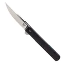 Skallywag Tactical Swifttale Folding Drop Point Knife, Black - Skallywag Tactical