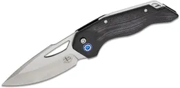 Begg Knives Steelcraft Galaxy Folding Harpoon Drop Point Knife, Black - BG058 - Begg Knives