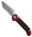 Microtech L.U.D.T. S/E Gen III Folding Drop Point Knife Serrated, Merlot - 1135-11MR - Microtech Knives