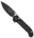 Microtech L.U.D.T. S/E Gen III Folding Drop Point Knife, Black - 1135-1T - Microtech Knives