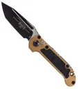 Microtech L.U.D.T. T/E Gen III Folding Tanto Knife, Tan - 1136-1TA - Microtech Knives