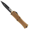 Microtech Mini Hera II OTF Bayonet Point Knife, Tan - 1701M-1TA - Microtech Knives