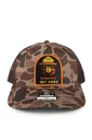 Nine Line 2A Bear 5-Panel Richardson Trucker Hat, Camo Brown - Nine Line Apparel