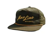 Nine Line Classic Nine Line Snapback Hat, Olive - Nine Line Apparel