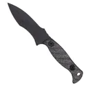 Half Face Blades Extremis Fixed Blade Knife Gray Micarta (3.5" Black Cerakote) - Half Face Blades