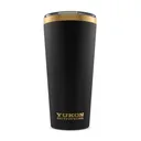 Yukon Outfitters 32 oz Double Pint, Black/Gold - YDP32BLKG-PVD - Yukon Outfitters