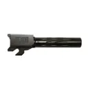 Faxon Firearms Button Rifled Flame Fluted Drop-In Barrel 9mm Fits Sig Sauer P320 Compact, Black - Faxon Firearms