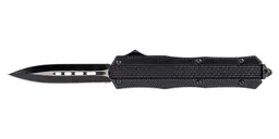 Master Cutlery Spear Point OTF Knife, Black - 412 - Master Cutlery