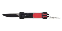 Master Cutlery Drop Point OTF Key Chain Knife, Red - SE-1337RD - Master Cutlery