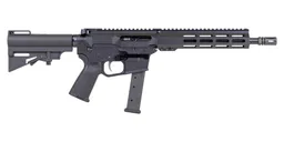 PSA Gen4 10.5" 9MM 1/10 GX Lightweight HEX M-Lok MOE EPT Har-15 Pistol, Black - Palmetto State Armory