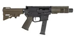 PSA Gen4 4" 9MM 1/10 GX Lightweight HEX M-Lok MOE EPT Har-15 Pistol, ODG - Palmetto State Armory