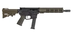 PSA Gen4 10.5" 9MM 1/10 GX Lightweight HEX M-Lok MOE EPT Har-15 Pistol, ODG - Palmetto State Armory