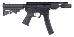 PSA ARV 4" 9MM 1/10 GX Lightweight HEX M-Lok MOE EPT Har-15 Pistol, Black - Palmetto State Armory