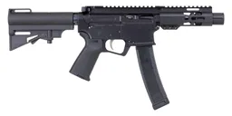 Blem PSA ARV 4" 9MM 1/10 GX Lightweight 5" HEX M-Lok MOE EPT Har-15 Pistol, Black - Palmetto State Armory