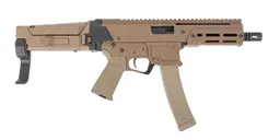 PSA JAKL 6.5" 9mm Pistol, FDE w/ F5 Brace - Palmetto State Armory