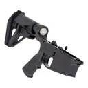 PSA PA10 Classic Complete Lower w/ SBA5 Brace, Black - Palmetto State Armory