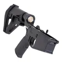 PSA PA10 MIAD Complete Lower w/ SBA5 Brace, Black - Palmetto State Armory