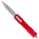 Microtech Dirac D/E Apocalyptic OTF Dagger Knife, Red - 225-10APRD - Microtech Knives