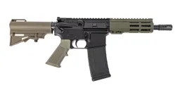 PSA 7.5" 300 Blackout Nitride 6" Lightweight Hex M-Lok Classic Stealth HAR-15 Pistol, ODG - Palmetto State Armory