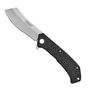 Camillus Barber Folding Cleaver Knife, Black - CAM-19645 - Camillus