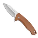 Camillus Arvo Folding Drop Point Knife, Brown - CAM-19479 - Camillus
