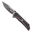 Elite Tactical Folding Drop Point Folding Knife, Satin - ET-1008 - Elite Tactical
