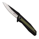 MTech Manual Drop Point Folding Knife, Green - MT-1081GN - Mtech