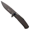 MTech Evolution Drop Point Folding Knife, Gray - MTE-FDR005-GY - Mtech