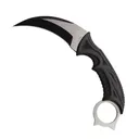 Master Cutlery Survivor The Vested Fixed Blade Karambit Knife, Black - SV-FIX014CS - Master Cutlery