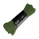 Atwood Parachute Cord 100 ft, Black/Green Diamonds - Atwood Rope