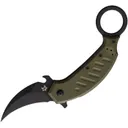Fox Knives Karambit Linerlock Folding Knife, OD Green - FOX826OD - Fox Knives