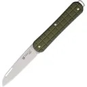 Fox Vulpis Grenade Folding Sheepsfoot Knife, Military Green - FOXVPGP130MG - Fox Knives