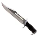 Rambo Knives Rambo III Fixed Blade Clip Point Knife, Brown - RB9425 - Rambo Knives