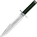 Rambo Knives Mini Rambo First Blood Sawback Knife, Green - RB9431 - Rambo Knives