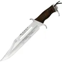 Rambo Knives Mini Rambo III Fixed Blade Clip Point Knife, Brown - RB9433 - Rambo Knives