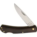 Rough Rider Blackwood Folding Straightback Knife, Black - RR1708 - Rough Rider Knives
