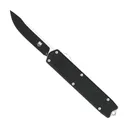 CobraTec Knives Dominator Medium OTF Drop Point Knife, Black - MCTDOMBLK - CobraTec Knives