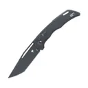 CobraTec Knives Koa Folding Tanto Knife, Black - CTKOABLKTNS - CobraTec Knives