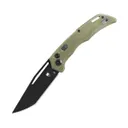 CobraTec Knives Koa Folding Tanto Knife, Green - CTKOAODGTNS - CobraTec Knives