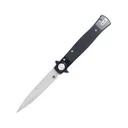 CobraTec Knives Stilleto Folding Spear Point Knife, Black - CTSTLBLG10BLKSTN - CobraTec Knives