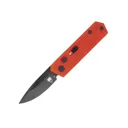 CobraTec Knives Stinger Folding Drop Point Knife, Red - CTSTRRED - CobraTec Knives