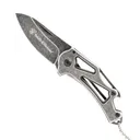 Smith & Wesson Keychain Folding Drop Point Knife, Stonewashed - 1100065 - Smith & Wesson