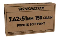 Winchester 7.62x51mm 150gr Soft Point Ammo, 20rds - SG76251P - Winchester