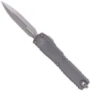 Microtech Ultratech Gen III ZBP OTF Dagger Knife, Natural Clear - 1122-10APNC - Microtech Knives