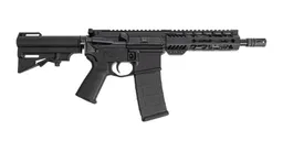 PSA 8.5" Pistol-Length 300AAC Blackout Nitride 1/7 7" Lightweight M-Lok MOE AR-15 Complete Pistol W/HAR-15 Brace, Black - Palmetto State Armory