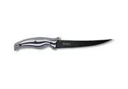 SORD Fishing Products 7" Flexy Fillet Knife Fixed Blade, Black - S7IFK-FL - Sord Fishing Products