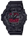 Casio G-Shock GA-700 Analog/Digital Wrist Watch, Black/Red - GA700BBR1ACR - Casio