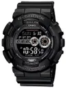 Casio G-Shock GD100-1B Digital Wrist Watch, Black - GD1001B - G-Shock